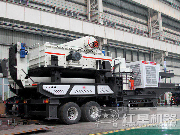 配圓錐破青石流動式碎石機 配圓錐破青石流動式碎石機