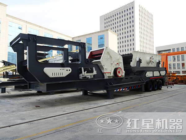 配反擊式破碎機的青石移動碎石機 配反擊式破碎機的青石移動碎石機