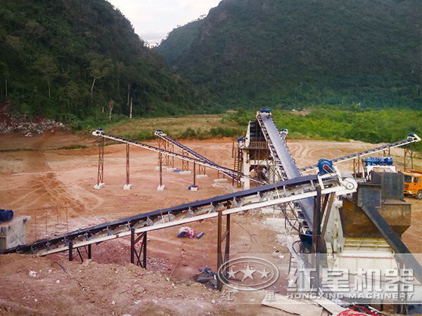 環(huán)保無塵化石料制砂生產(chǎn)線現(xiàn)場(chǎng) 環(huán)保無塵化石料制砂生產(chǎn)線現(xiàn)場(chǎng)