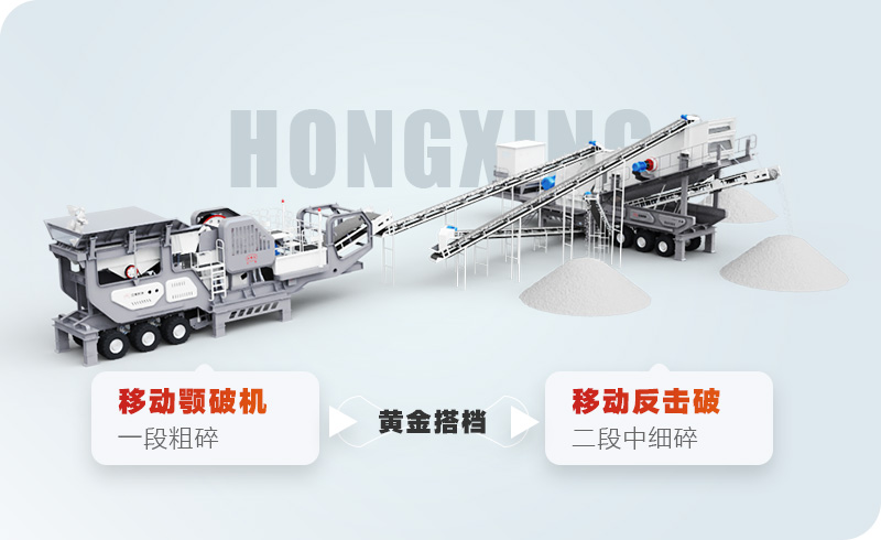 靈活現(xiàn)場，可自由專場的巖石移動(dòng)破碎站全圖