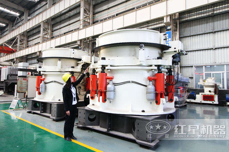 多缸液壓圓錐破碎機，粒形呈立方體狀