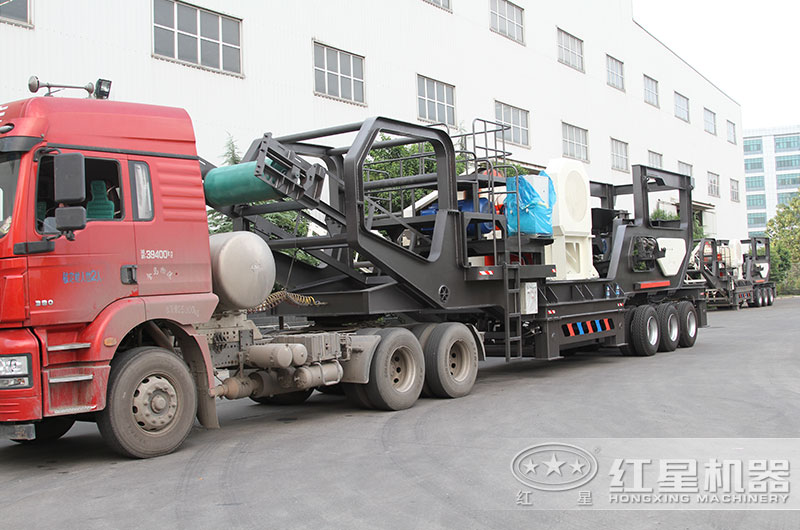 安山巖移動破碎機設備發貨 安山巖移動破碎機設備發貨