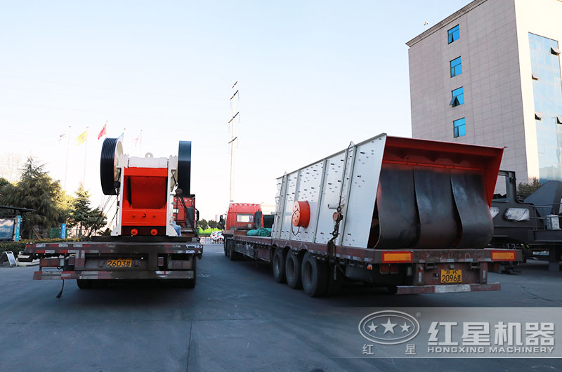 年產300萬噸砂石骨料生產線設備發貨 年產300萬噸砂石骨料生產線設備發貨