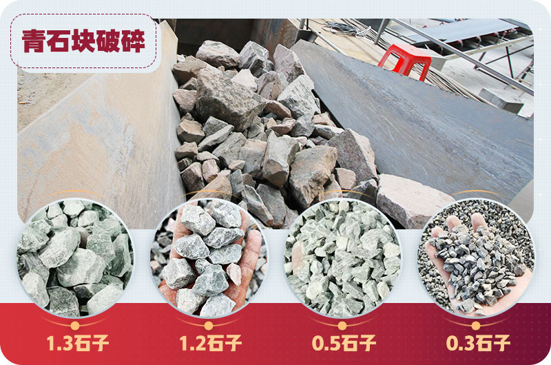 青石破碎作業現場 青石破碎作業現場