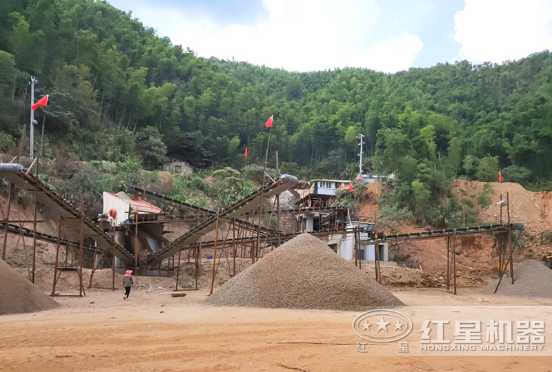 石子廠破碎現場 石子廠破碎現場