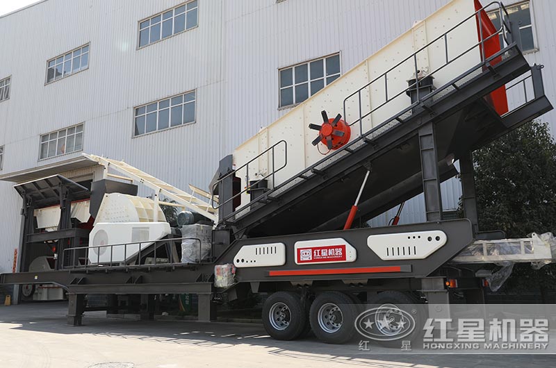 移動(dòng)煤矸石粉碎機(jī)(給料+粉碎+篩分) 移動(dòng)煤矸石粉碎機(jī)(給料+粉碎+篩分)