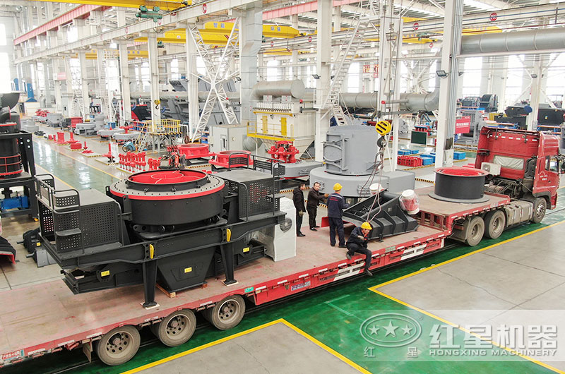 紅星成套碎石加工設備裝車發貨現場 紅星成套碎石加工設備裝車發貨現場