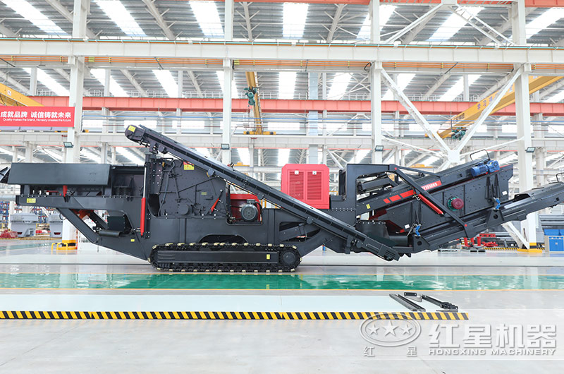 移動(dòng)履帶一體式破碎機(jī) 移動(dòng)履帶一體式破碎機(jī)