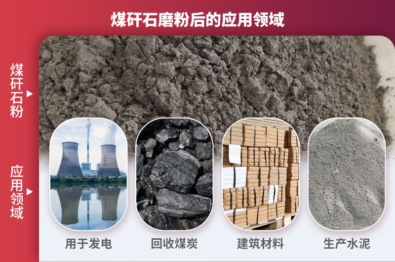 煤矸石磨粉后應用 煤矸石磨粉后應用